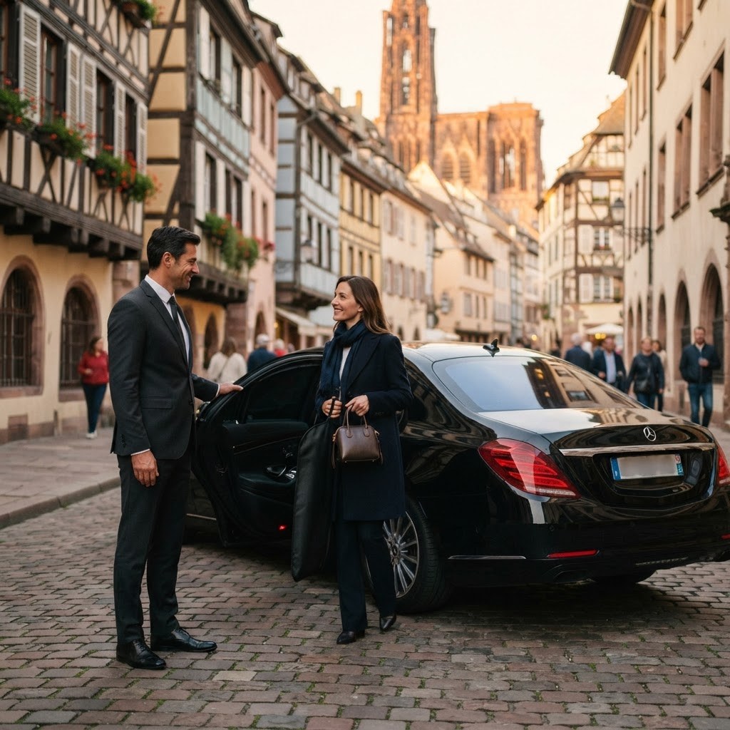 Get in touch with our private chauffeur team in Strasbourg