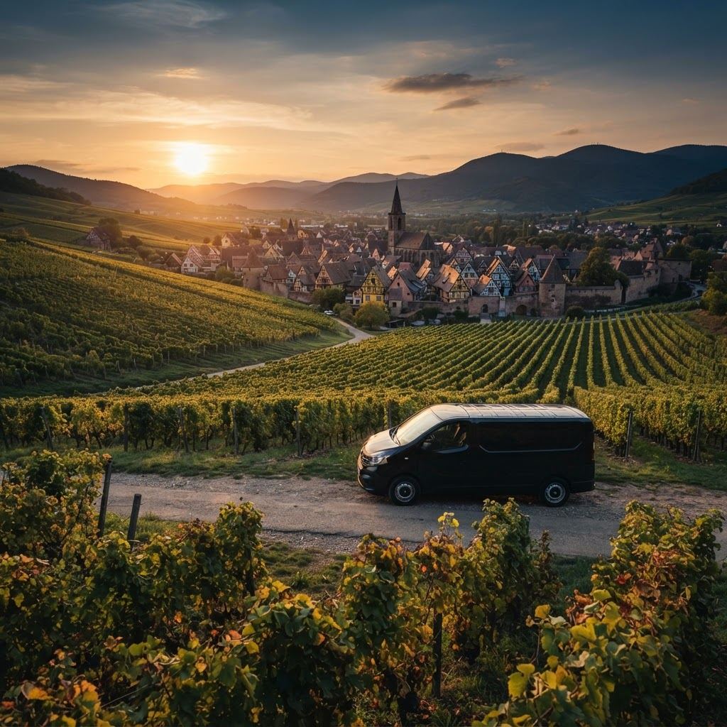 Wine Route Chauffeur Colmar & Alsace Wine Tour Private Driver